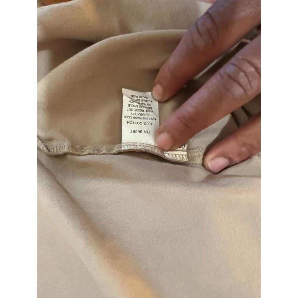 Khaki Turtle Bay Cotton Twill Western Long Sleeve Button Down Shirt - (Men's L) - Picture 10 of 10